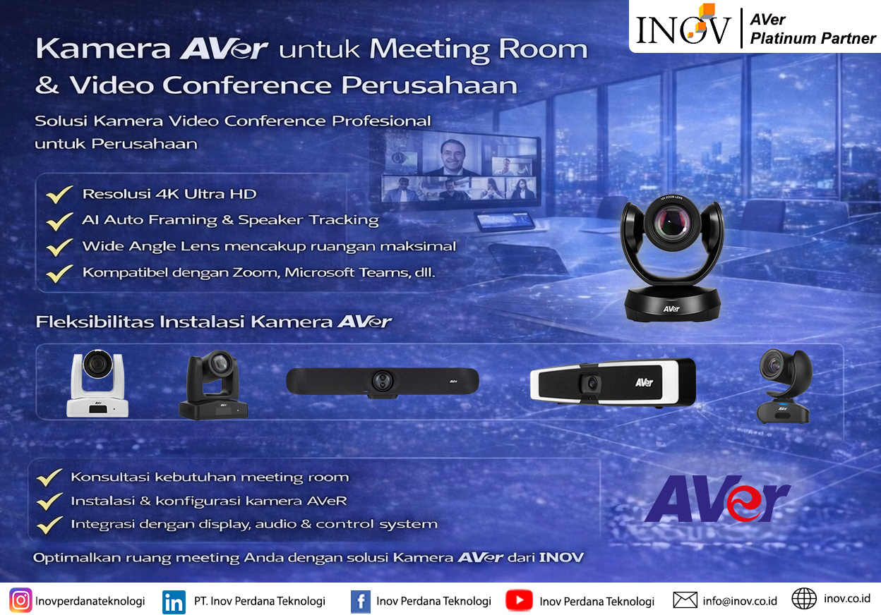 Kamera AVer untuk Meeting Room &amp; Video Conference Perusahaan